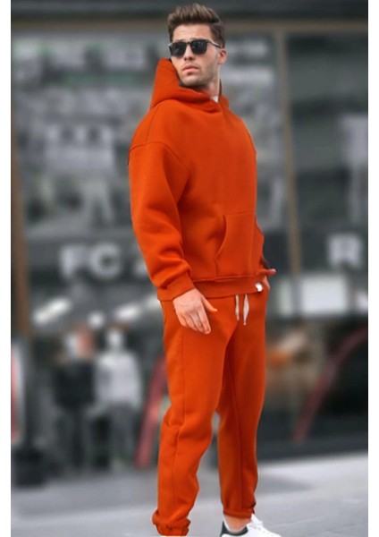 Erkek 3 Iplik Içi Pamuklu Bol Oversize Jogger Paçası Lastikli Eşofman Takımı modelleri