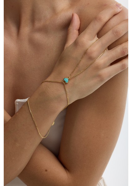 14 Ayar Altın Mavi Kalp Şahmeran fiyatları