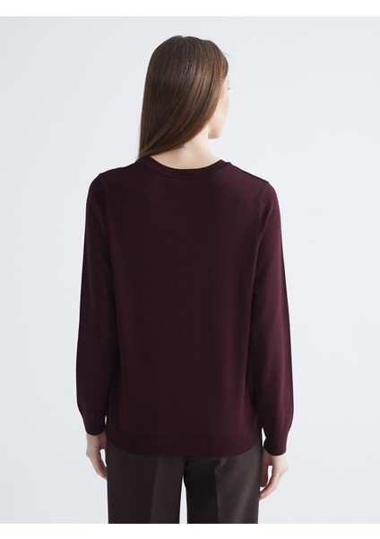 Yeni Sezon Bisiklet Yaka Taşlı Kadın Triko Kazak fırsatları