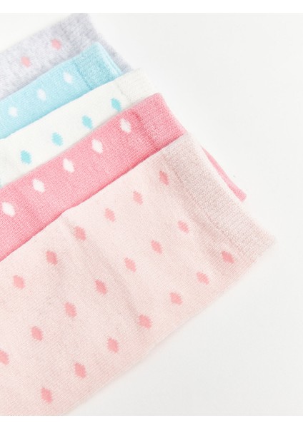 Yeni Sezon Baskılı Kız Bebek Soket Çorap 5'li fırsatları