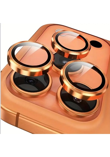 Iphone 17 Pro Max Turuncu Safir Kamera Koruyucu Lens Antisitatik Tam Koruma Darbelere Karsı Koruma fırsatları