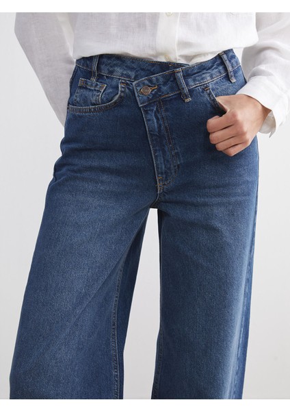 Yeni Sezon Wideleg Kadın Jean Pantolon modelleri