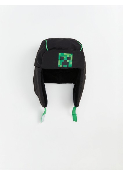 Yeni Sezon Minecraft Baskılı Erkek Çocuk Kar Şapkası