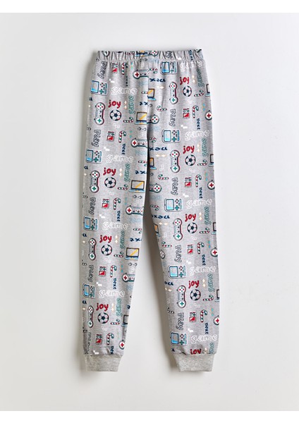 Yeni Sezon Bisiklet Yaka Erkek Çocuk Pijama Takımı indirimleri