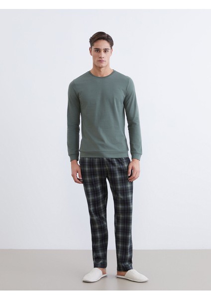 Yeni Sezon Standart Kalıp Erkek Pijama Takımı