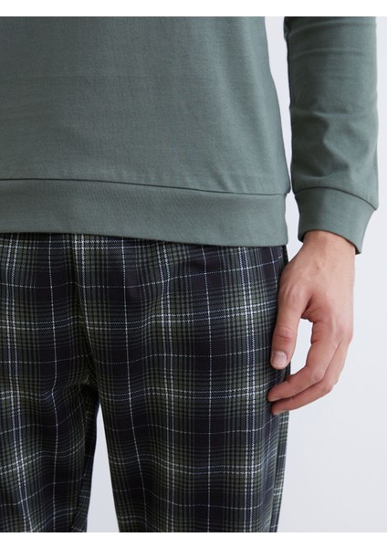 Yeni Sezon Standart Kalıp Erkek Pijama Takımı modelleri