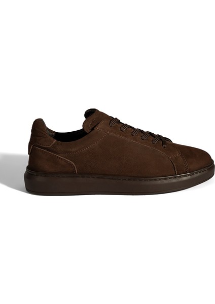Erkek Koyu Kahve Bağcıklı Günlük Nubuk Deri Ayakkabı fiyatları