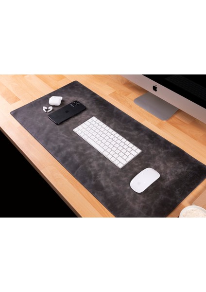 Deri Masa Matı 80*37CM VS4EF Gri