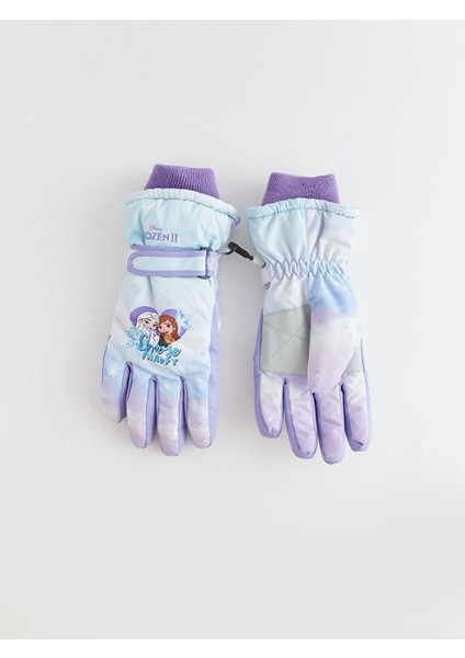 Yeni Sezon Frozen Lisanslı Kız Çocuk Kar Eldiveni