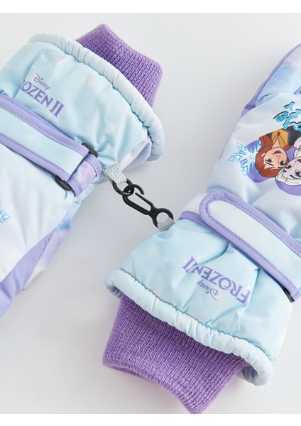 Yeni Sezon Frozen Lisanslı Kız Çocuk Kar Eldiveni modelleri