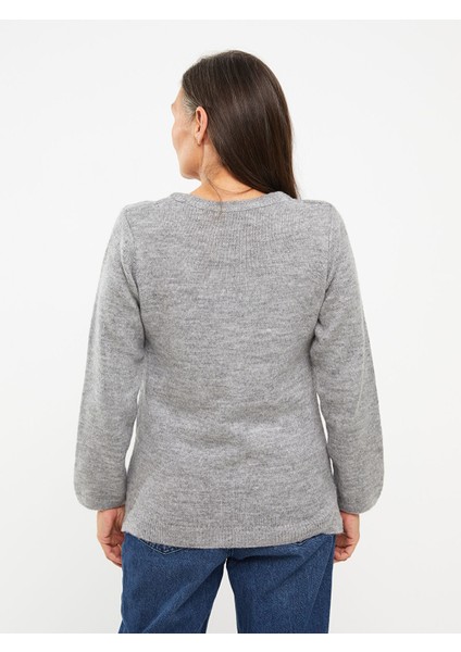 Yeni Sezon Bisiklet Yaka Düz Uzun Kollu Kadın Triko Kazak indirimleri