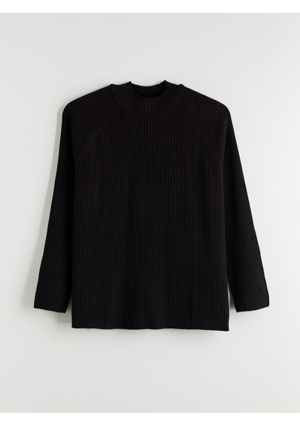 Yeni Sezon Bisiklet Yaka Oversize Kadın Triko Kazak indirimleri