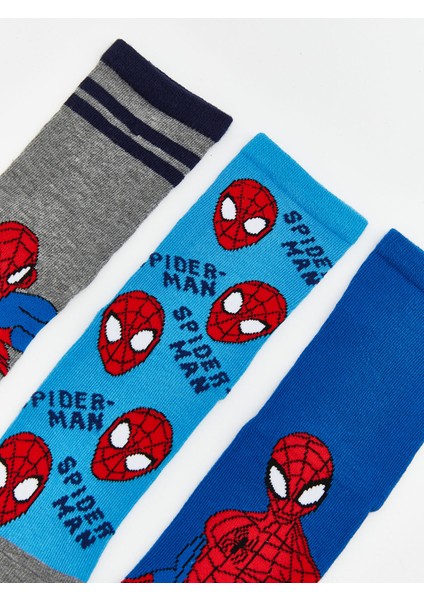 Yeni Sezon Spider-Man Desenli Erkek Çocuk Soket Çorap 5'li fiyatları