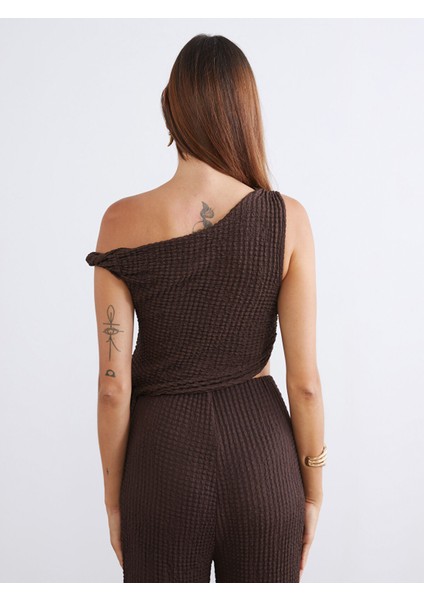 Yeni Sezon Tek Omuz Dokulu Bluz fırsatları