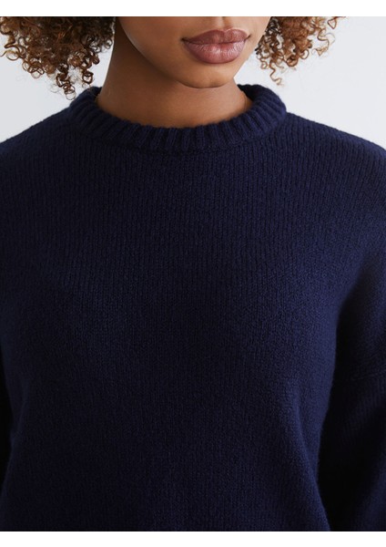 Yeni Sezon Bisiklet Yaka Kadın Triko Kazak modelleri