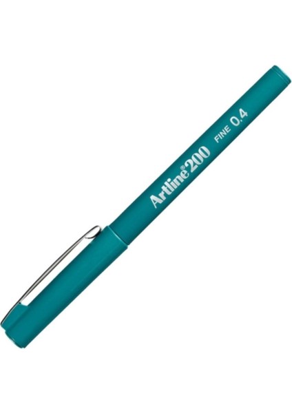 200 Fine 0.4 Fineliner Keçeli Kalem Koyu Yeşil