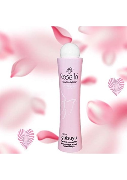 Rosella Doğal Gül Suyu Kutulu – 160 ml fiyatları