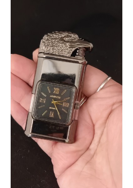 Kartal Başlıklı Saatli Çakmak