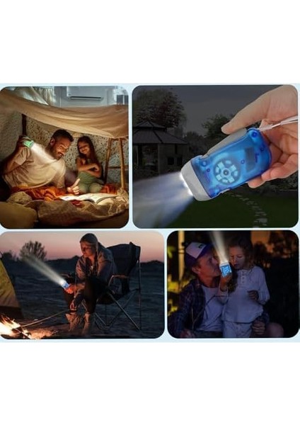 Manyetolu Dinamolu Kendinden Şarjlı Pilsiz Krank El, Çok Amaçlı Doğa, Spor, Deprem, Acil Işığı, Elle Basmalı Şarj Edilebilen - Renk Asorti (2 Adet) fiyatları