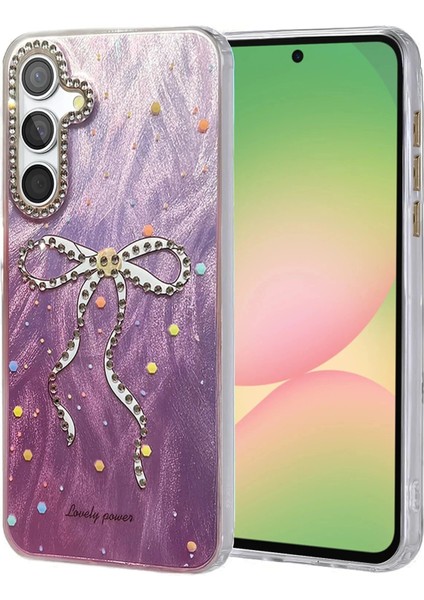 Samsung Galaxy A56 Kılıf Blade Aynalı Desenli Kapak - Desen 1