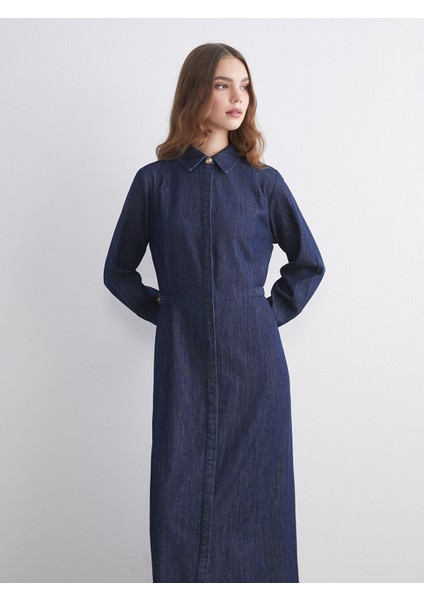 Yeni Sezon Gömlek Yaka Jean Elbise fiyatları