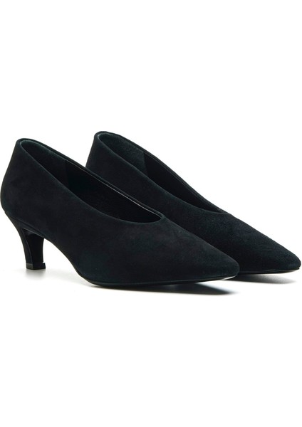 Slony Siyah Süet Kadın Stiletto & Abiye modelleri