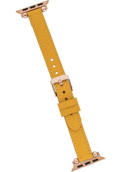 Apple Watch Uyumlu Deri Kordon 38-40-41MM Ferro FL12 modelleri