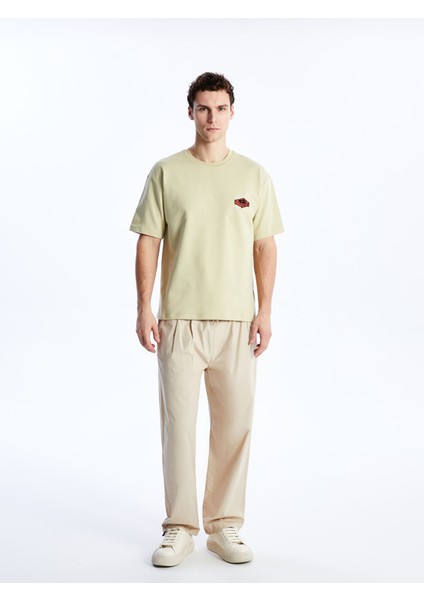 Yeni Sezon Bisiklet Yaka Kısa Kollu Baskılı Erkek Tişört modelleri