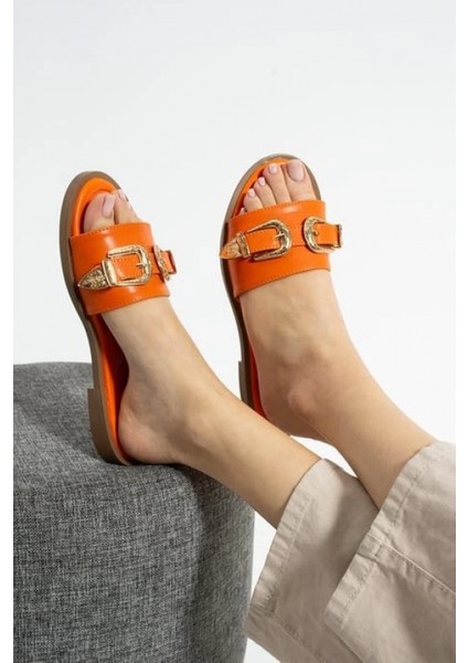 Yzlal Sene Turuncu Cilt Terlik (Numara: 38) fırsatları