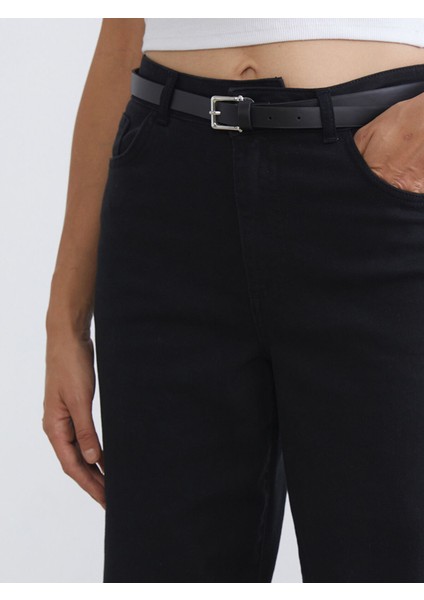 Yeni Sezon Beli Kemerli Wideleg Kadın Jean Pantolon modelleri