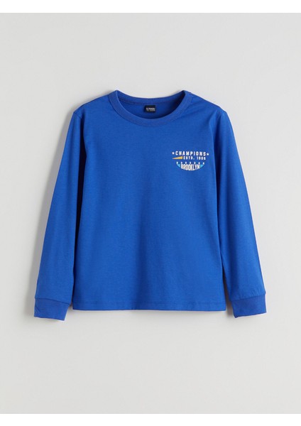 Yeni Sezon Bisiklet Yaka Erkek Çocuk Tişört