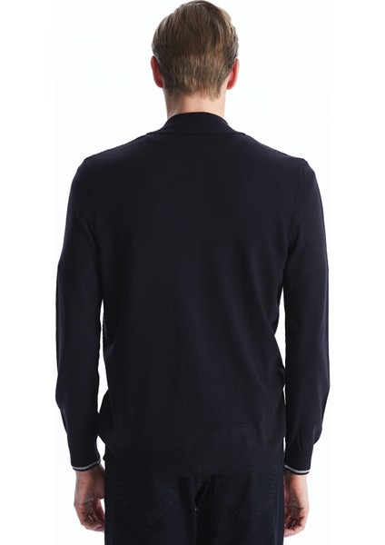 Yeni Sezon Standart Kalıp Dik Yaka Erkek Triko Hırka indirimleri