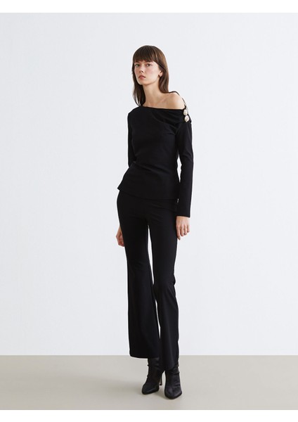 Yeni Sezon Kayık Yaka Büzgülü Bluz fiyatları