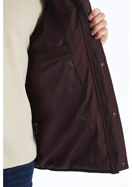 Yeni Sezon Standart Kalıp Dik Yaka Erkek Şişme Mont fırsatları