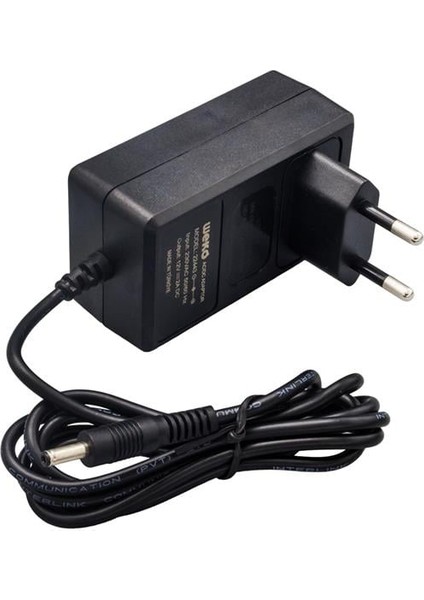 12 Volt - 2 Amper 2.5*0.7 Uçlu Yerli Üretim Plastik Kasa Priz Tipi Adaptör modelleri