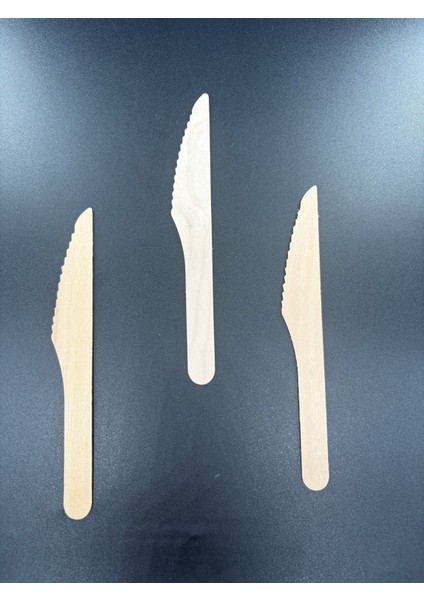 Ekolojik Ahşap Bıçak (16.5cm) - 100'LÜ Paket