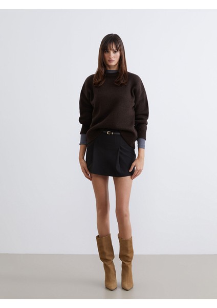 Yeni Sezon Bisiklet Yaka Kadın Triko Kazak fiyatları