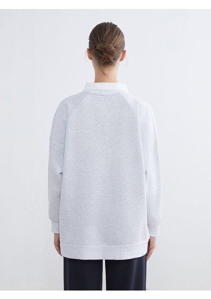 Yeni Sezon Los Angeles Baskılı Kadın Kalın Sweatshirt Tunik fırsatları