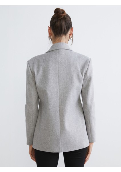 Yeni Sezon Kruvaze Yaka Kadın Kaşe Blazer Ceket indirimleri