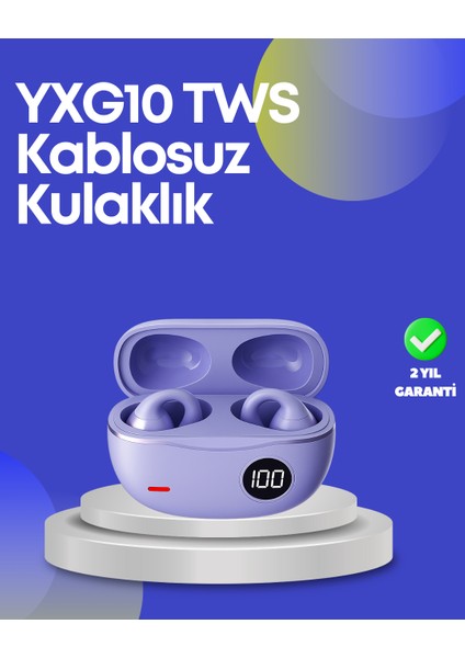 Yzlal YXG10 Bluetooth Kulaklık – Cilt Dostu, Uzun Pil, Çift Dil Destekli Akıllı Tasarım