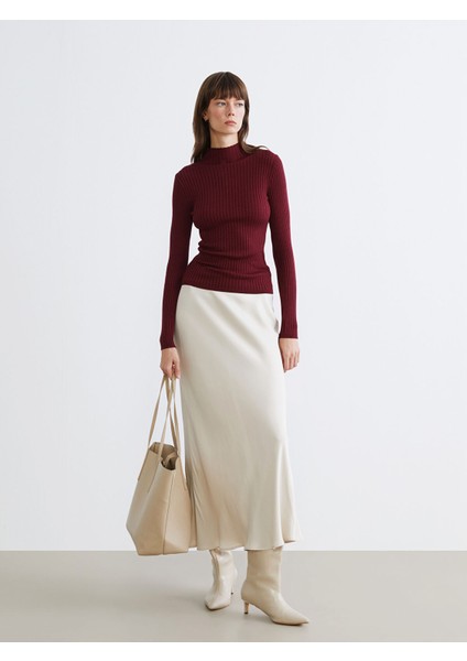 Yeni Sezon Yarım Balıkçı Yaka Kadın Triko Kazak fiyatları