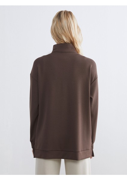 Yeni Sezon Dik Yaka Kadın Sweatshirt fırsatları