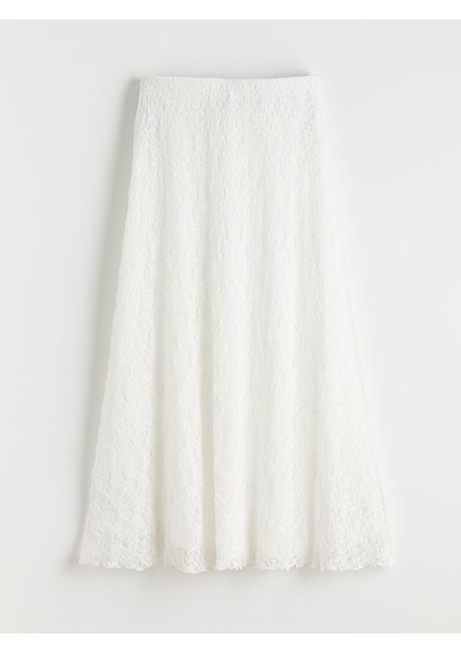 Yeni Sezon Beli Lastikli Ajurlu Dantelli Etek indirimleri