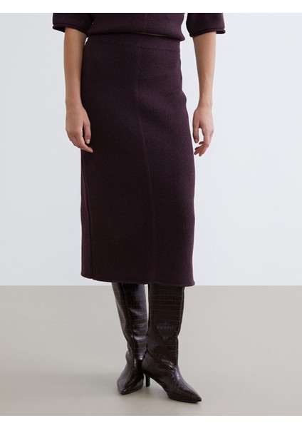 Yeni Sezon Beli Lastikli Triko Etek fiyatları