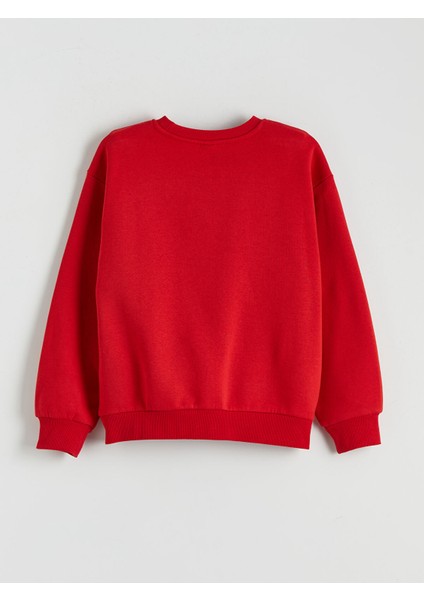 Yeni Sezon Bisiklet Yaka New York Baskılı Kız Çocuk Sweatshirt fiyatları