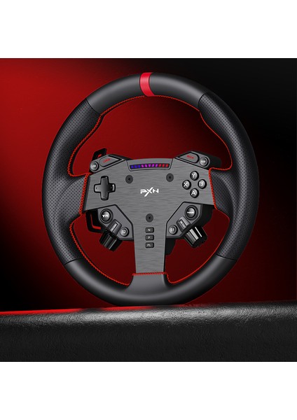 W As | Modüler Sim Yarış Direksiyonu (280MM) | Hall-Effect Manyetik Vites Kulakçıkları, Alüminyum Quick Release