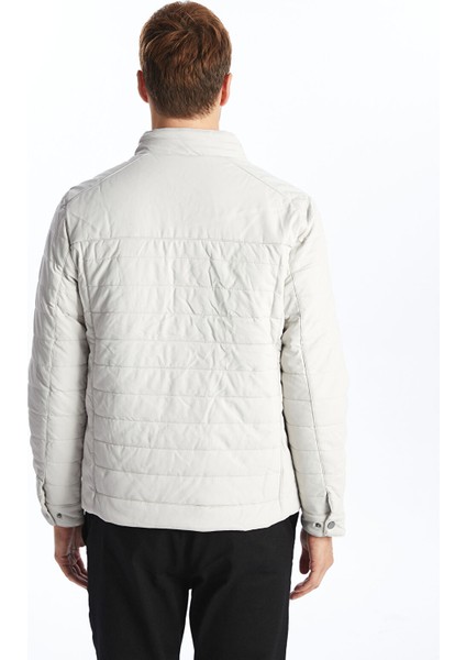 Yeni Sezon Standart Kalıp Dik Yaka Erkek Deri Görünümlü Mont indirimleri