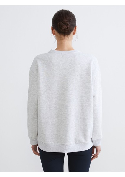 Yeni Sezon Los Angeles Baskılı Oversize Kadın Sweatshirt fırsatları