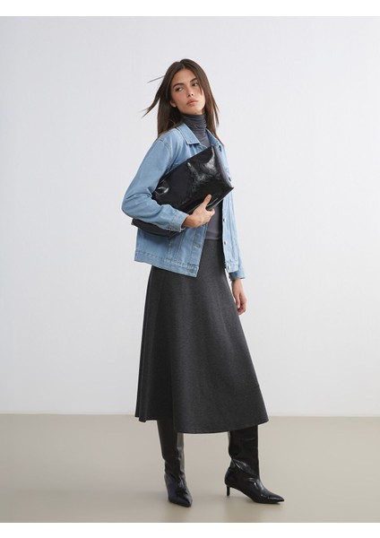 Yeni Sezon Beli Lastikli A Kesim Etek