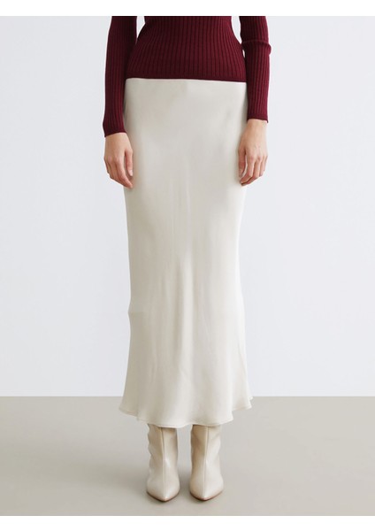 Yeni Sezon Beli Lastikli A Kesim Saten Etek fiyatları